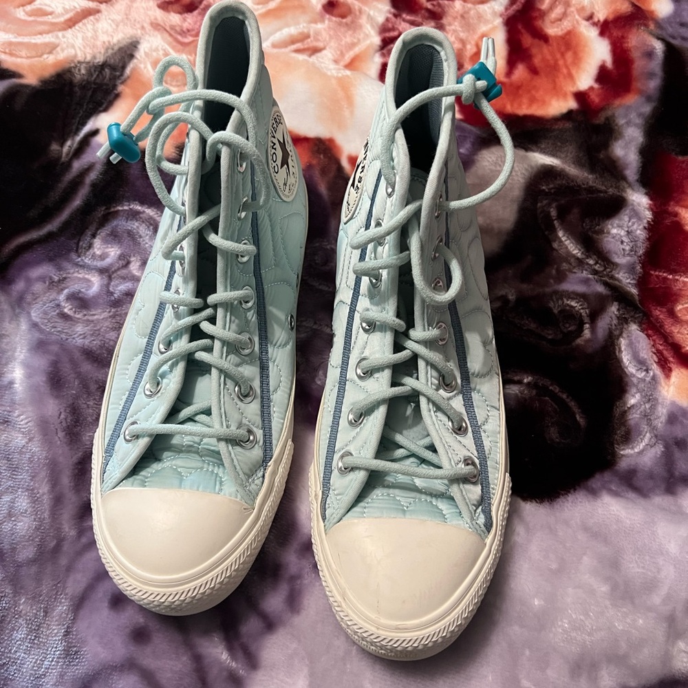 Converse Women's Sky Blue Quilted High-Tops